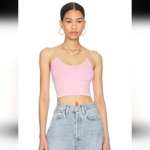 *3 for $25* NWT Free People Skinny Strap Brami in Blossom